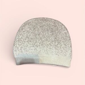 Barefoot Dreams Soft Cream and Gray Hat